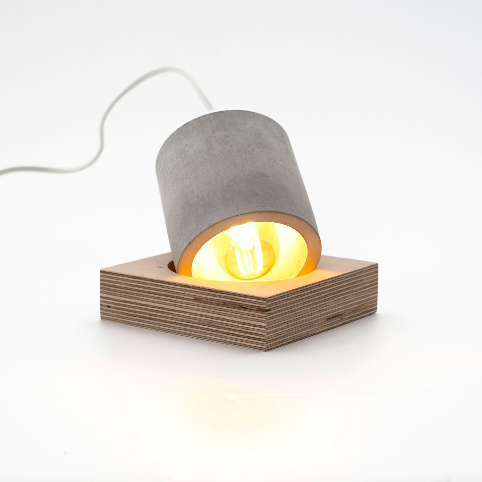 Handmade Wooden Table Lamp